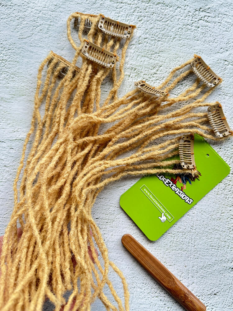 0.2cm Micro Sisterlocks Clip-In Extensions | Honey Blonde 100% Human Hair