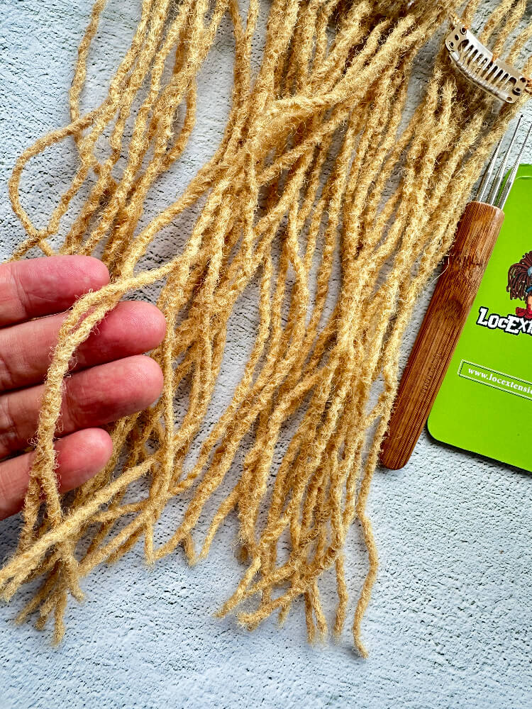 0.2cm Micro Sisterlocks Clip-In Extensions | Honey Blonde 100% Human Hair