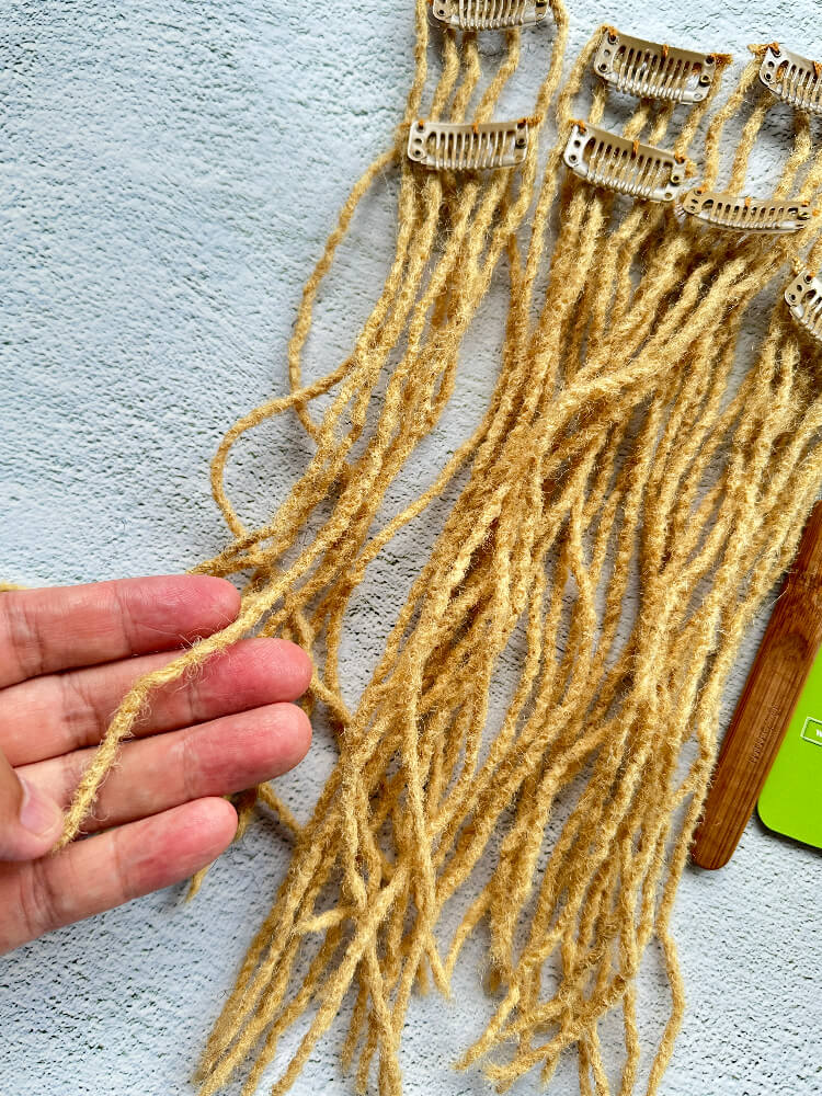 0.2cm Micro Sisterlocks Clip-In Extensions | Honey Blonde 100% Human Hair
