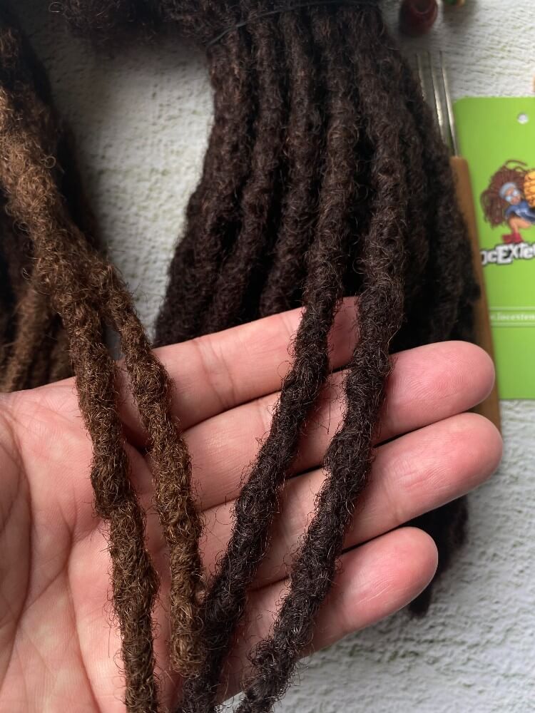 Color 4 Locs Anwi Textured Locs Human Hair Extensions - Natural & Versatile - LocE-PL