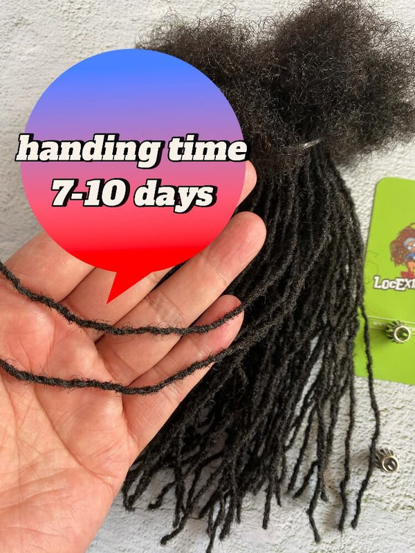 Anwi 0.1cm Sisterlocks Human Hair Loc Extensions – Interlocked, 100% ...