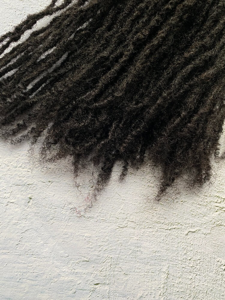 Curly Ends Micro Locs Made From 100% Human Hair Sizes 0.2cm-Anwi Mini Textured Locs