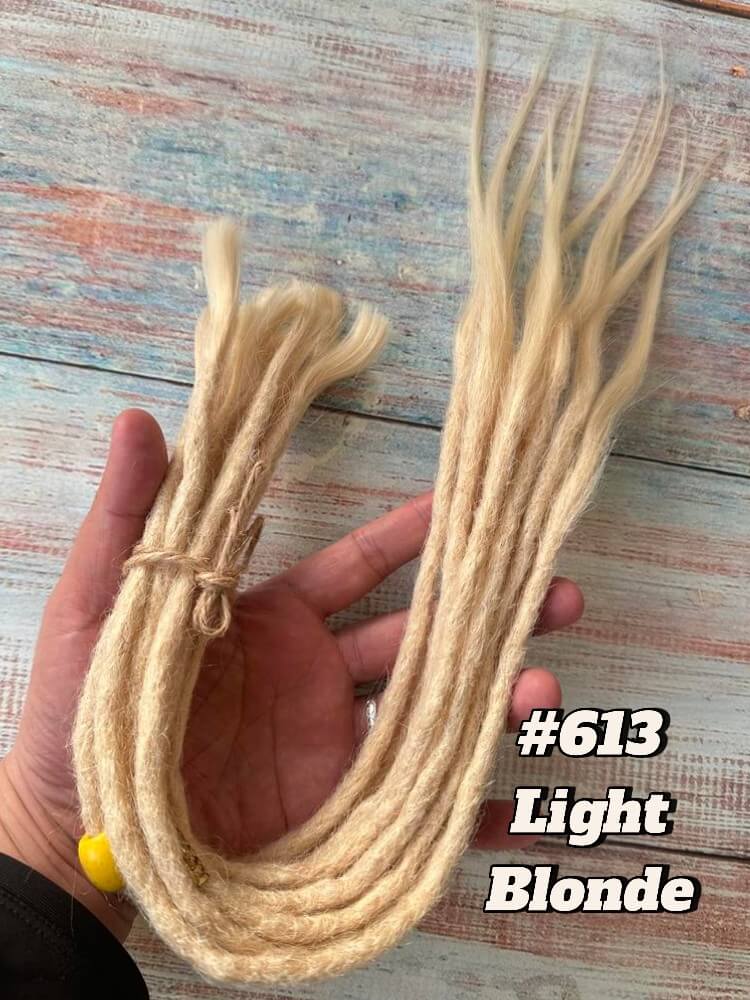 Human Hair Single Ends Dreadlock Extensions(Loose Top & Loose Ends)