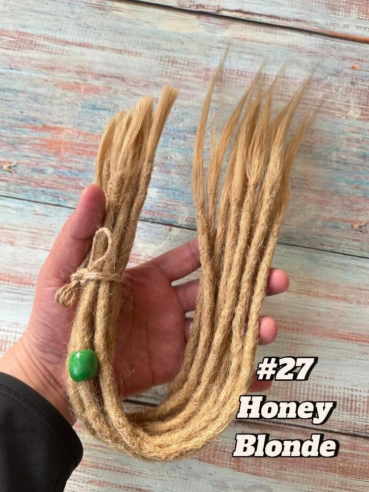 Human Hair Single Ends Dreadlock Extensions(Loose Top & Loose Ends)