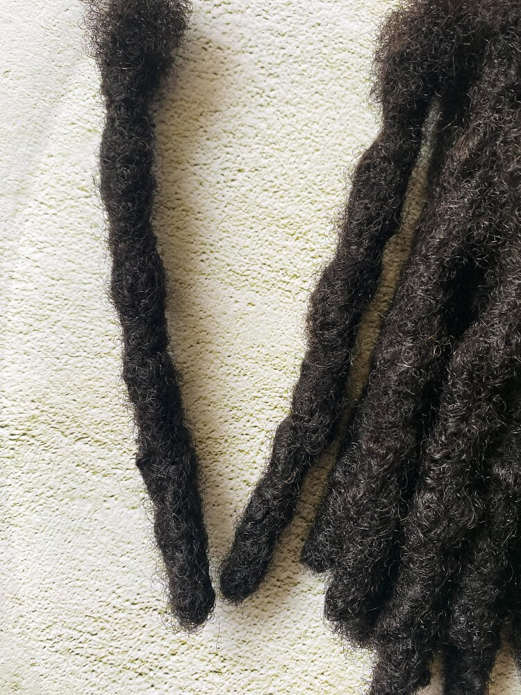 Human Hair Textured Wicks Loc Extensions