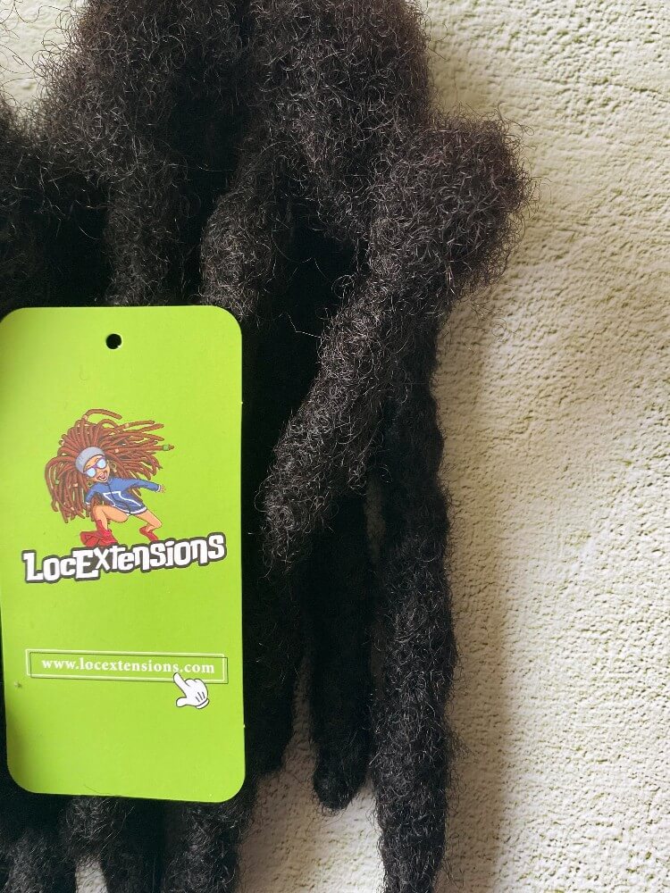 Human Hair Textured Wicks Loc Extensions