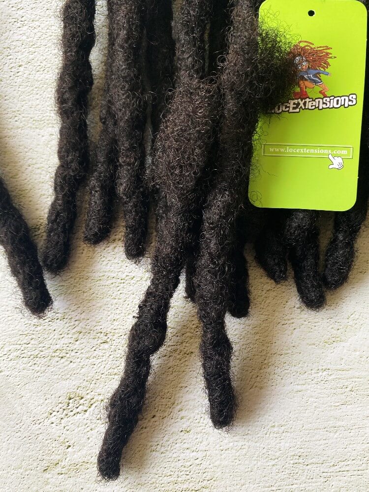 Human Hair Textured Wicks Loc Extensions