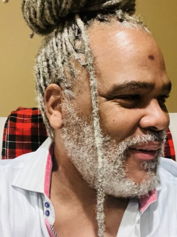 Get Salt and Pepper Human Hair Loc Extensions Soft Bundles 100 Human Hair Locs