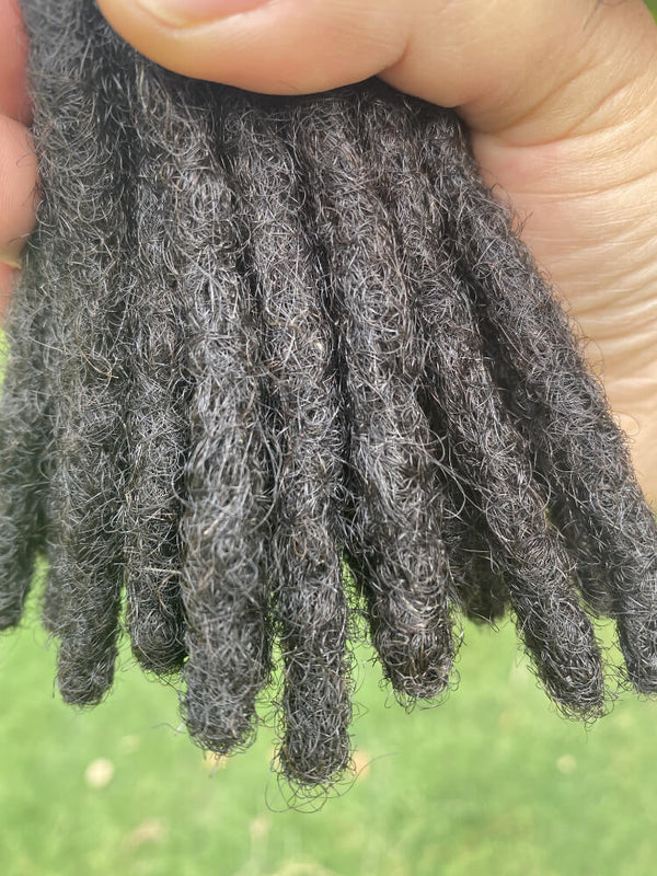 4 Inch Loc Extensions Human Hair Bundles Premium Quality, Natural