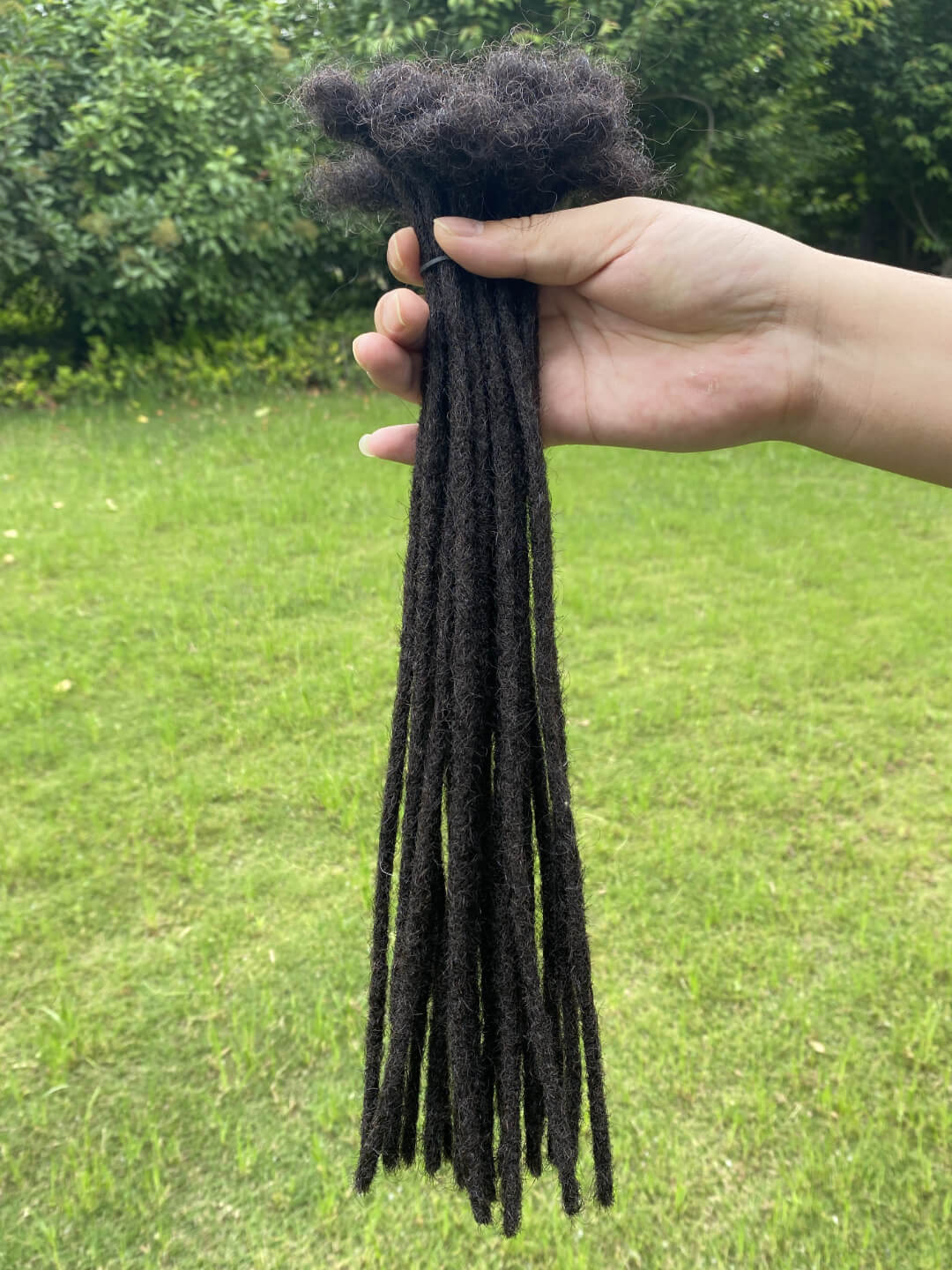 human hair loc extensions 0.4 cm