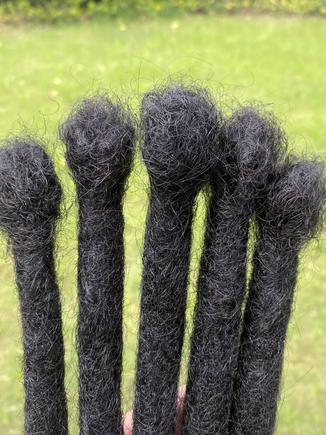 human hair loc extensions 1.2 cm